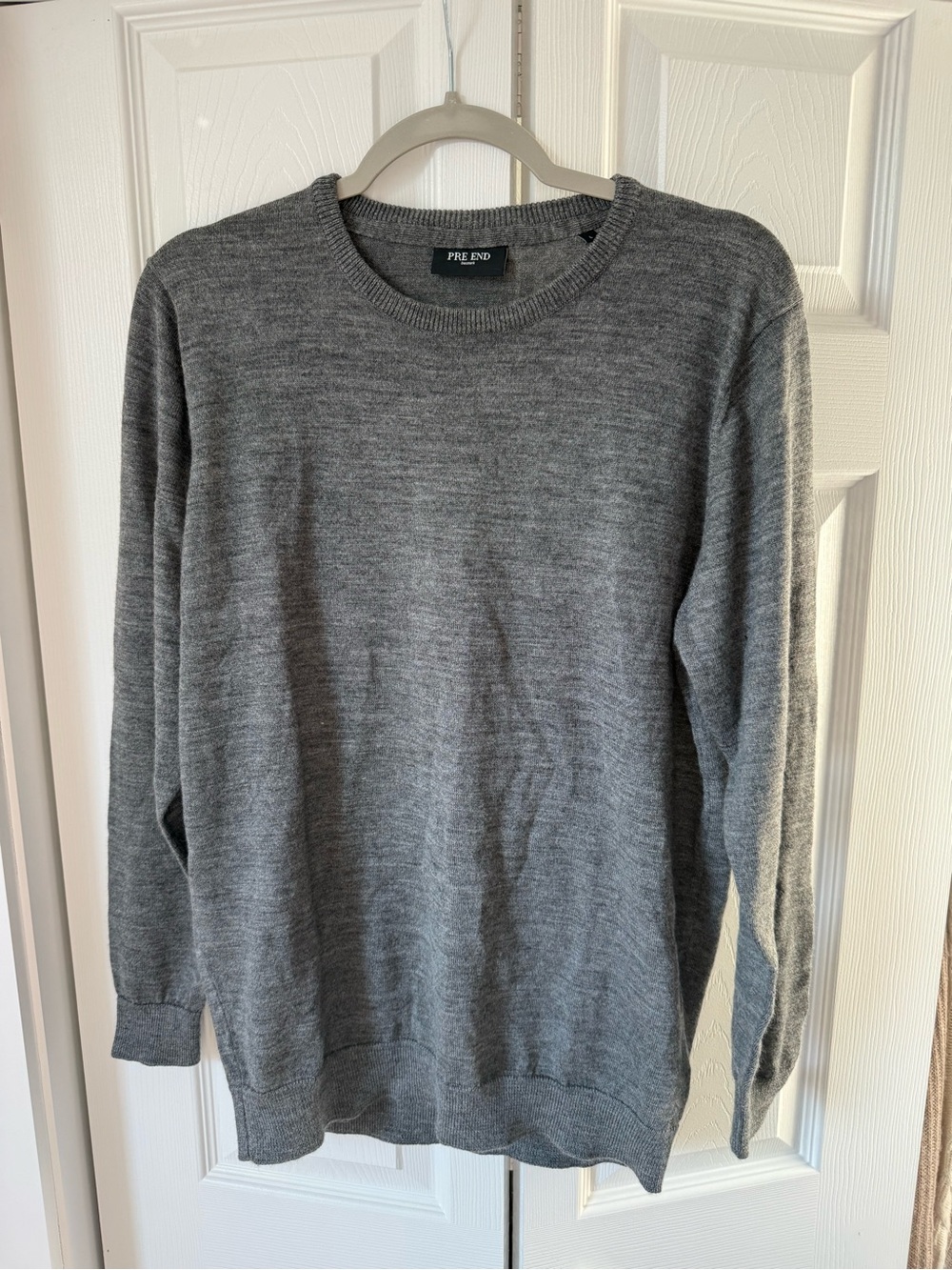 Men's Gray Crewneck Sweater